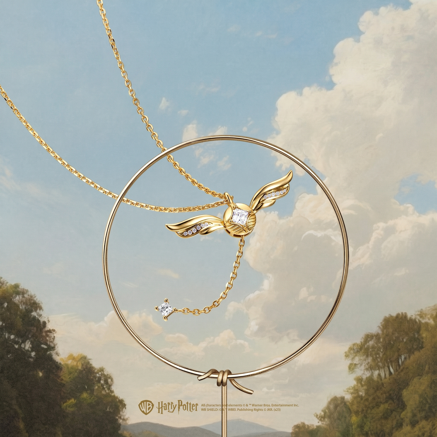 Lumévia Golden Snitch Necklace